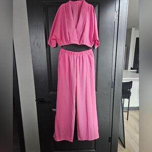 2pc Pink Pant Set